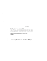 The flora and phytogeography of the Iowan lobe of the Wisconsin glaciation