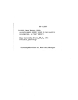 An intensive study unit in Operative Dentistry: a first study