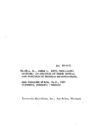 Data-processing systems: an analysis of their nature and function in business organizations