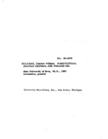 Agricultural surplus disposal and foreign aid