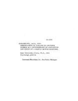 Observation of failure in another person as a determinant of amplitude and speed of a simple motor response