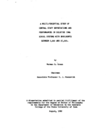 A multi-perceptual study of central staff expectations and performances in selected Iowa school systems with enrollments between 2,000 and 25,000