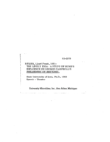 The lively idea: a study of Hume's influence on George Campbell's Philosophy of rhetoric