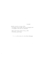 Factors affecting the reliability of learning and recall scores