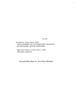 Development of an objective measure of rhythmic motor response