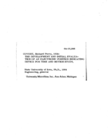 The development and initial evaluation of an electronic position indicating device for time and motion study