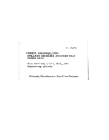Spillway discharge at other than design head