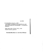 Areawide planning for hospitals and related health facilities: a national survey