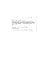 Absorption, central nervous system distribution, metabolism, and excretion of N-C¹⁴-methyl labeled morphine in the cat