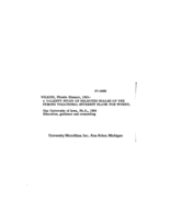 A validity study of selected scales of the strong vocational interest blank for women