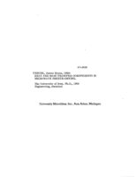 Heat and mass transfer coefficients in microwave freeze-drying
