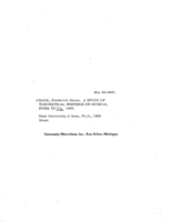 A study of the theoretical writings on musical form to ca. 1460