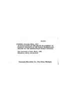 An evaluation of the grade placement of science concepts in the early elementary grades of the Minneapolis public schools