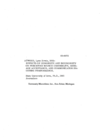 Effects of congruity and incongruity on perceived source credibility, message acceptance, and communicator encoding performance
