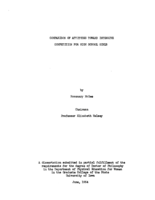 Comparison of attitudes toward intensive competition for high school girls