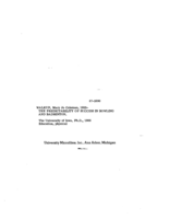 The predictability of success in bowling and badminton