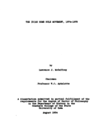 The Irish home rule movement, 1874-1879