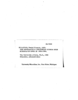 The separately organized junior high schools in Iowa in 1963-1964