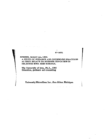 A study of guidence and counseling practices as they relate to business education in selected Iowa high schools