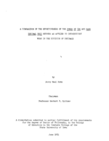 A comparison of the effectiveness of the power of ten and same decimal unit methods as applied to introductory work in the division of decimals
