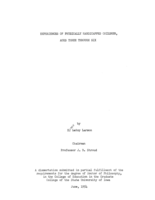 Experiences of physically handicapped children, ages three through six