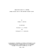 Predictive value of a revised forced choice form of the manifest anxiety scale