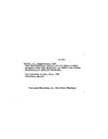 The differential impact of an urban labor market upon the mobility of White and Negro potentially skilled workers.