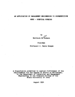 An application of management engineering to nonrepetitive work-hospital nursing