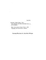 The double in the fiction of R.L. Stevenson