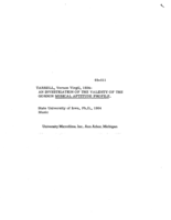 An investigation of the validity of the Gordon Musical Aptitude Profile