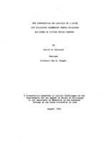 The construction and analysis of a guide for evaluating elementary school buildings and sites in citizen school surveys