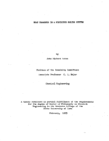 Heat Transfer in a fluidized solids system