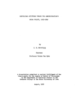 Republican attitudes toward the administration's China policy, 1945-1949