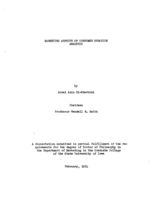 Marketing aspects of consumer behavior analysis