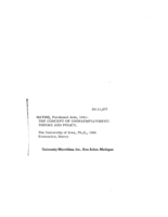 The concept of underemployment: theory and policy