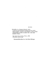 A study of students enrolled in post-high school public vocational education programs in Iowa during the 1964-1965 school year