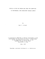 Studies on the rat during and after the induction of hypothermia with subsequent cardiac arrest