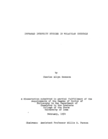 Infrared intensity studies in molecular crystals