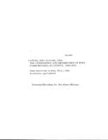The composition and distribution of Iowa farm incomes, by county, 1948-1957