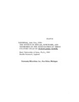 The effect of insulin, serotonin, and thyroxine on the penetration of tissue culture cells by Toxoplasma gondii