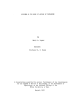Studies on the mode of action of thyroxine