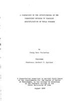 A comparison of the effectiveness of two prescribed methods of teaching multiplication of whole numbers