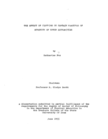 The effect of clothing on certain measures of strength of upper extremities
