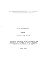 Free radical and infrared studies of some tocopherols and other 6-hydroxychroman antioxidants