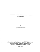 A rhetorical analysis of representative sermons of John Donne