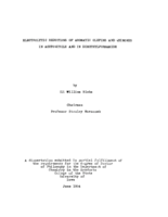 Electrolytic reductions of aromatic olefins and quinones in acetonitrile and in dimethylformamide
