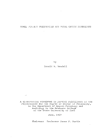 Vowel formant frequencies and vocal cavity dimensions