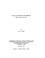 William Lloyd Harding and the Republican Party in Iowa, 1906-1920