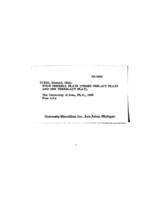 Four original plays: three one-act plays and one three-act play
