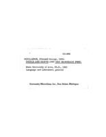 Duels and duets and The marriage fire